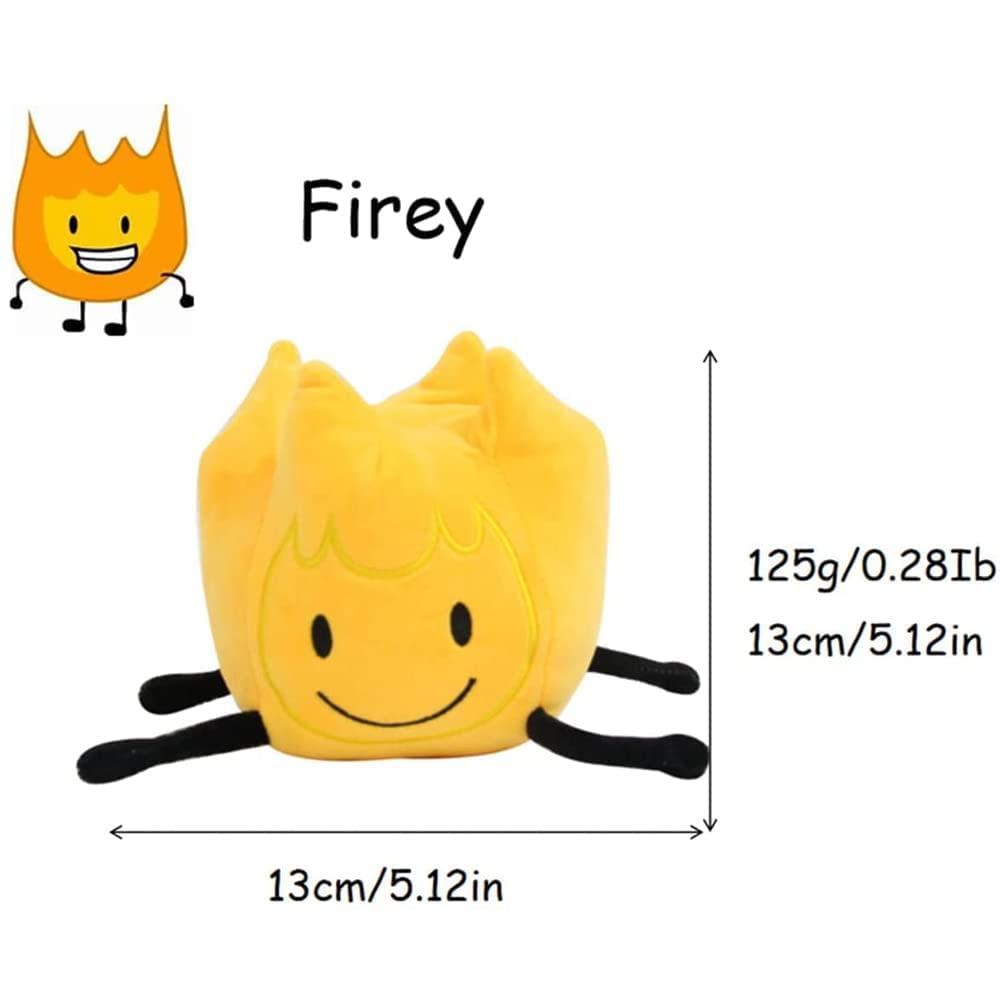 Firey 5″ BFDI Plush Battle for Dream Island Plush