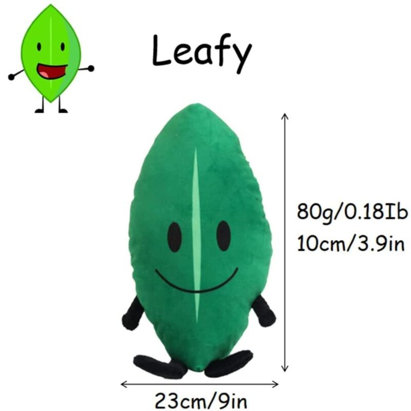 Leafy 9 BFDI Plush Battle For Dream Island Plush BFDI Plush Leafy 9 BFDI Plush Battle For Dream Island Plush BFDI Plush