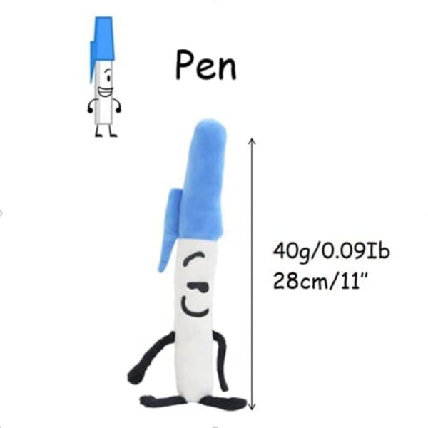 Pen BFDI Plush Battle for Dream Island Plush 1