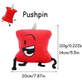 Pin 5.5″ BFDI Plush Battle for Dream Island Plush | BFDI Plush